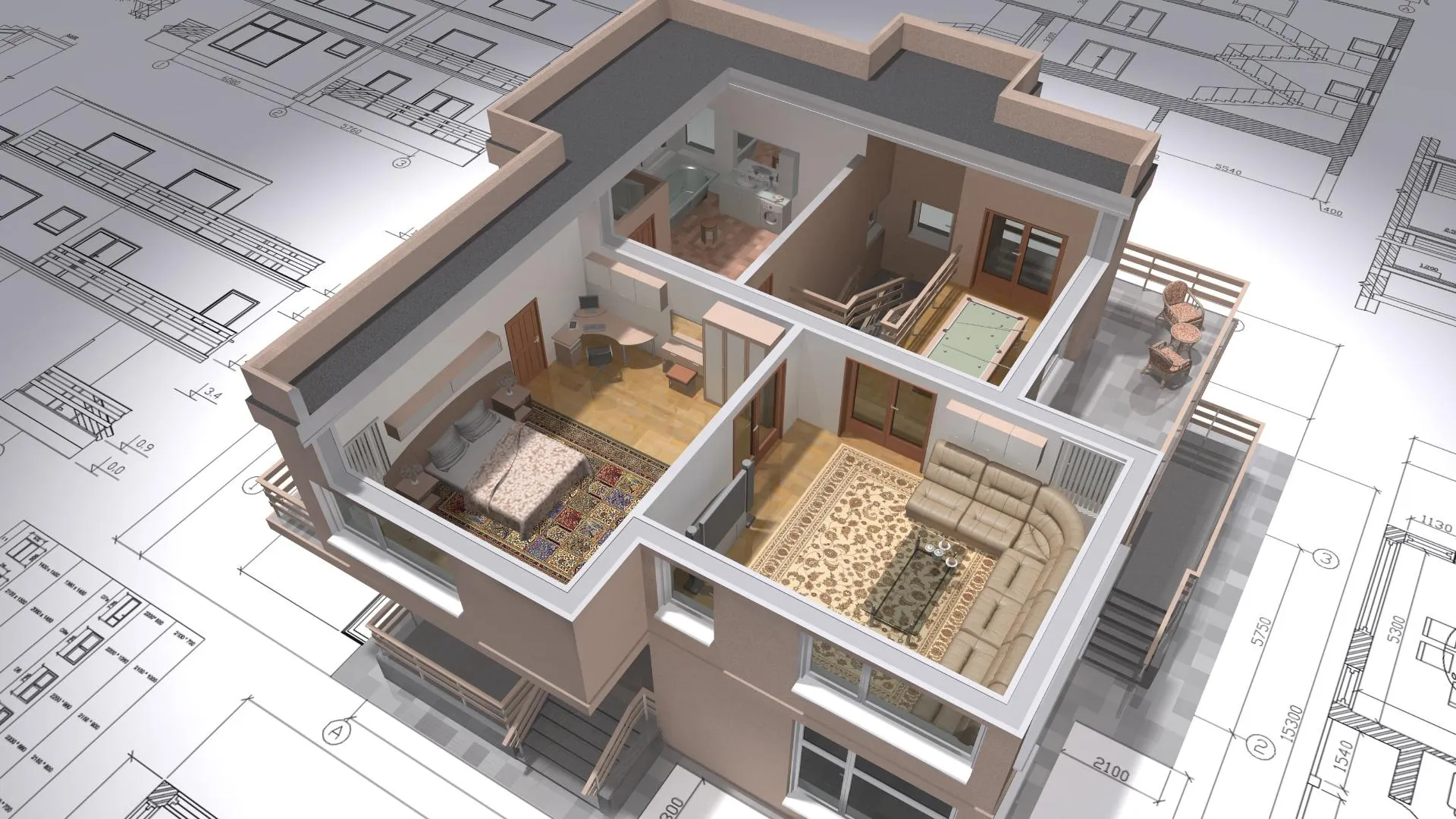 BIM Model with Layers